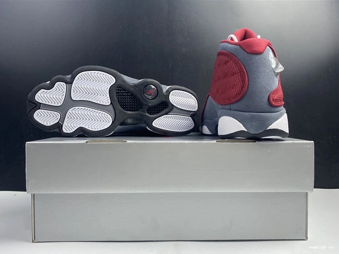 Chep Onekick Red Gym Flint Grey Jordan 414571- 4179 13 Retro Compact 1013